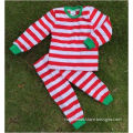 baby boutique clothing little child christmas pajamas blanks red green baby fashion stripe pajamas Yiwu Garments Factory